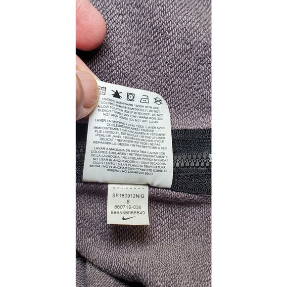 Nike Los Angeles Clippers Sz S Grey Black Crewneck Sweater Mens NBA C22-14 - Picture 7 of 11